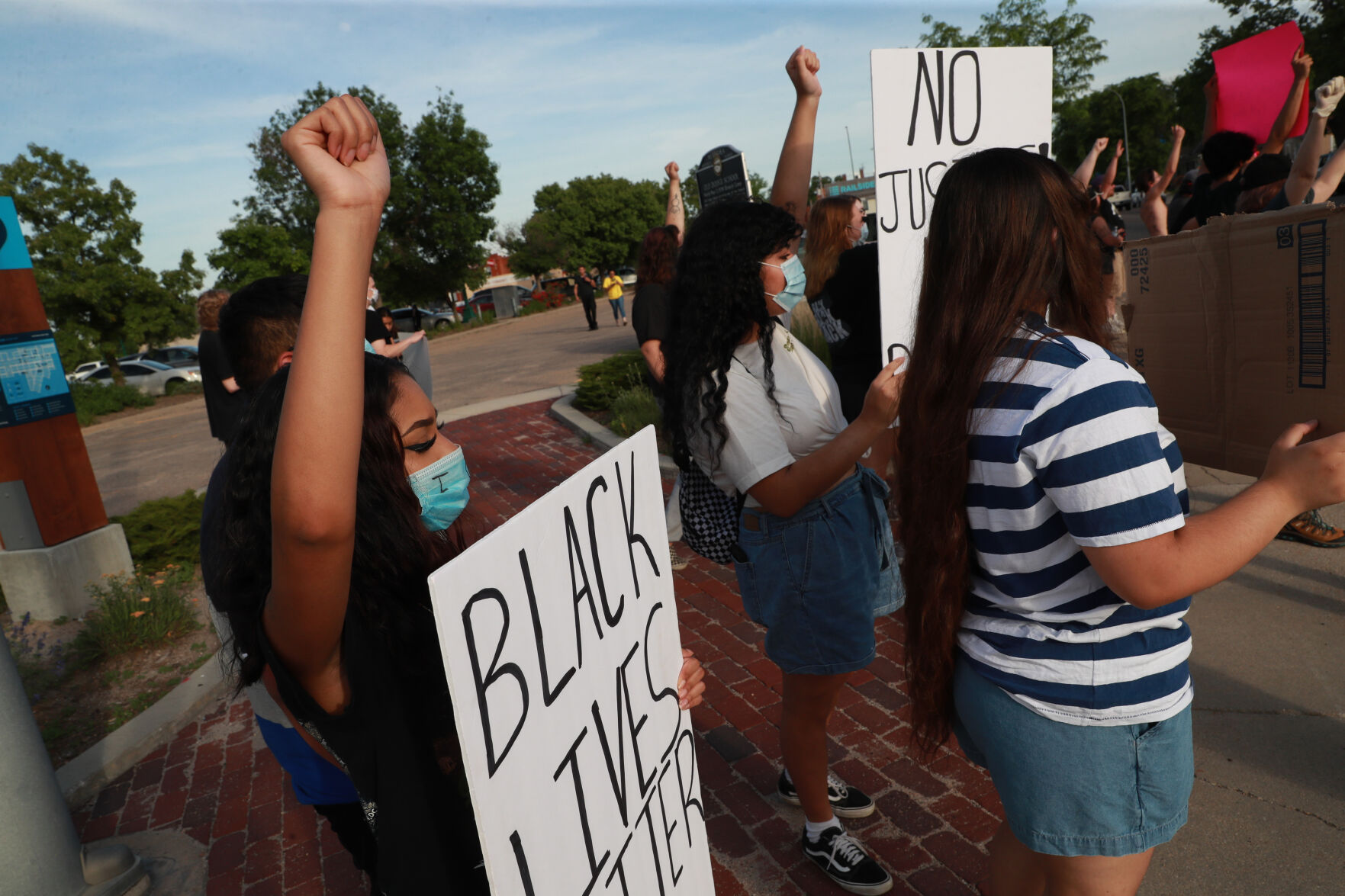 Tuesday night protests in Grand Island